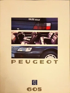 Peugeot 605 Brochure 1990 - Picture 1 of 1