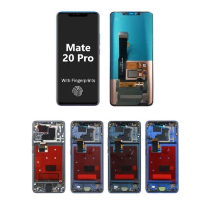 OLED LCD Touch Screen Digitizer for Huawei Mate 20 Pro Frame Display Repair Part - Image 1 of 4