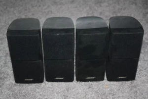 4 altavoces Bose Double Cube Jewel Acoustimass Lifestyle - negros - Imagen 1 de 3