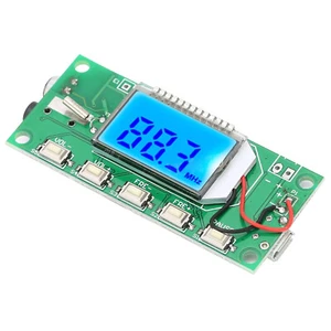 1PC FM Radio Transmitter Module W/LCD Display 3-5V Serial AT Command Support - Picture 1 of 13