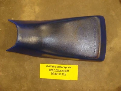 87-88 KAWASAKI MOJAVE KLF110 oem complete seat base cover foam latch pan origina - Image 1 of 4