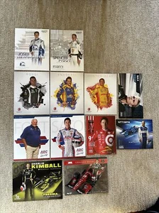 2016 INDY CAR INDY 500 Road America 12 UNSIGNED CARD SET NEWGARDEN ROSSI Rookie - Picture 1 of 12