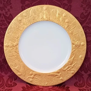 Rosenthal Magic Flute Gold (Sarastro) China 11-1/4" Dinner Plate - Excellent! - Picture 1 of 4