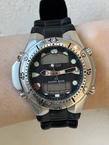 Citizen Divers 200M analogico digitale analogico uomo 46 mm per ricambi C500-Q0311KA - Foto 1 di 14