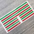 Italian Italy Flag domed sticker decal emblem car tuning