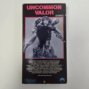 Uncommon Valor VHS 1983 Gene Hackman Patrick Swayze Robert Stack Fred Ward - Picture 1 of 9