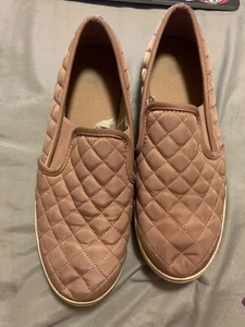 Mossimo blush pink quilted slip on sneakers womens size 9.5 - Picture 1 of 5