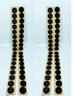 LOT OF Allary Stick-On No Sew Hook & Loop Fasteners, 3/4", 72 Count - ROUND - Image 1 of 4