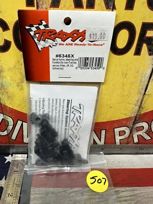 TRAXXAS 5345X Steering and Throttle Servo Horns for: HiTec,JR,KO,Airtronics - Image 1 of 4