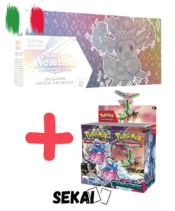 POKEMON SUPER PREMIUM EVOLUZIONI PRISMATICHE + BOX CRONOFORZE BUNDLE ITALIANO - Imagen 1 de 1