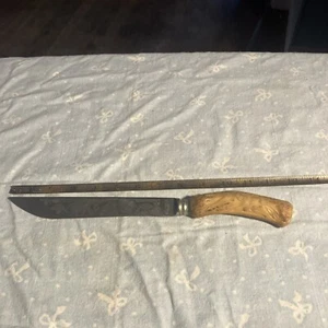 Vintage Anton Wingen Jr Tranchiermesser Solingen Germany Rostfrei  - Bild 1 von 11