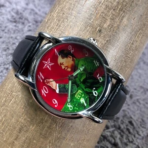 Chine Chairman Men Dress Mao Zedong Waving Mechanical Wind 35mm Watch 7 1/4" - Picture 1 of 12