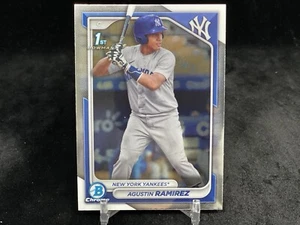 AGUSTIN RAMIREZ 2024 BOWMAN #BCP-85 CHROME PROSPECT 1ST / NEW YORK YANKEES - Picture 1 of 2