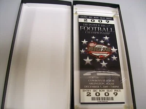 COMMENORATIVE TICKET HOLDER WITH BOX - Picture 1 of 4