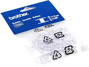 Sewing and Embroidery Bobbins 10-Pack, Sa156,Clear, 11.5 Mm - Picture 1 of 12