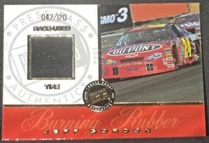 Jeff Gordon 2002 Press Pass Burning Rubber Race Used Tire #BRC1 (42/120) - Picture 1 of 2