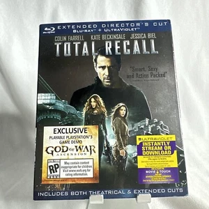 Total Recall (Blu-ray, 2012, 2-Disc Extended Director's Cut) NEW w/ SLIPCOVER - Bild 1 von 5