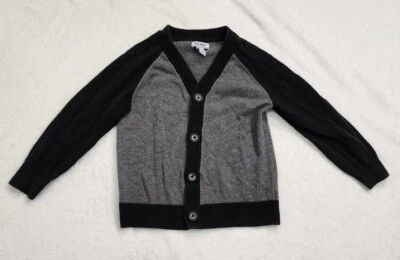 Boy's Old Navy Gray And Black Cardigan Sweater XS - Изображение 1 из 4