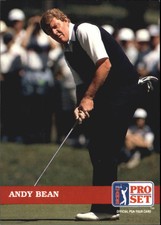 1992 Pro Set PGA Golf Trading Cards #68 Andy Bean