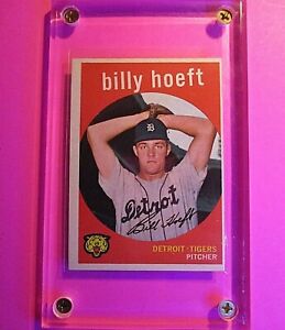 1959 Topps #343 Billy Hoeft Detroit Tigers, NM NrMt