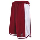 Mens Basketball Shorts with pockets ~ Size S to 5XL, Maroon / White Starting 5