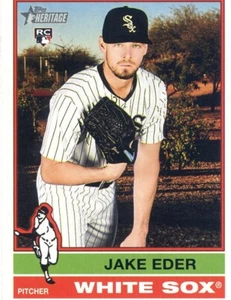 2025 Topps Heritage #95 Jake Eder, Chicago White Sox RC - Picture 1 of 2
