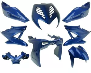 Zestaw owiewek 8 części niebieski metaliczny YAMAHA AEROX 50 MBK NITRO ROLLER zestaw - Zdjęcie 1 z 1