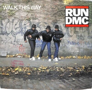RUN DMC - Walk This Way - 7" - 45 GIRI - Stereo - London Records – 886 076-7 - Picture 1 of 2