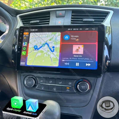 For 2012-2019 Nissan Sentra Sylphy Android 13 CarPlay Car Stereo GPS Navi Radio - Image 1 of 4