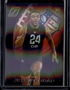 Tarjeta de novato Panini Zenith Jeff Okudah 2020 #75 Detroit Lions - Imagen 1 de 2