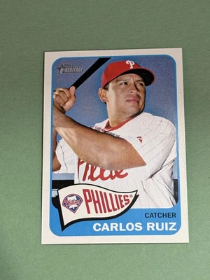 Carlos Ruiz 2014 Topps Heritage Philadelphia Phillies #16 Z149 - Image 1 of 2