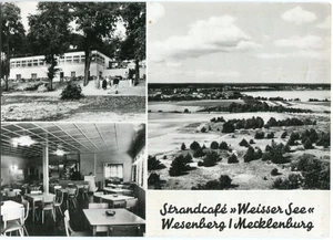 DDR-Foto-AK WESENBERG /MIROW /Mecklenburg Strandcafé "Weisser See" 1965 - Picture 1 of 1