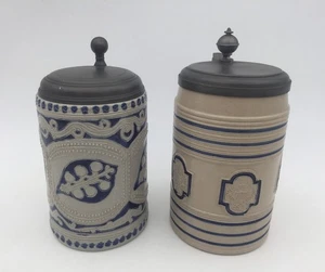 2 x Westerwald Bierkrug Humpen Gerz Limität 1980 und 1981 - Bild 1 von 5