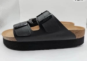 Birkenstock Papillio Arizona Unisex Sandal Blk 1018520 eu 39 Platform Us W 8 m 6 - Picture 1 of 7