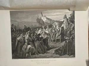 Steel Engraving The Submission Of Witikind AD 785 From Guizot History of France - Picture 1 of 2