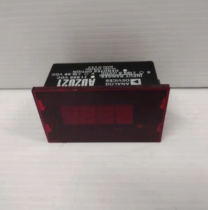 ANALOG DEVICES AD2021 Digital Panel Meter W/Red Lens Cover - Picture 1 of 5