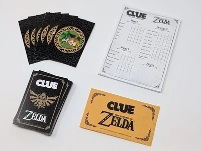 CLUE- THE LEGEND OF ZELDA COLLECTORS EDITION - REPLACEMENT PARTS - CARDS & NOTES - Image 1 of 4