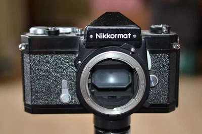 Nikkormat FT, Black Body, in good working order, Lens not included - Image 1 of 4
