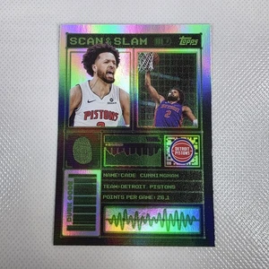 2025-26 Topps - Cade Cunningham #SS-10 Scan & Slam Insert Holo Foil Pistons NM - Picture 1 of 2