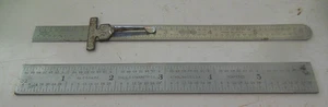 STARRETT #C604RE-6 6” Spring Tempered Steel Rule + GENERAL 6" POCKET RULE /GAGE - Picture 1 of 3