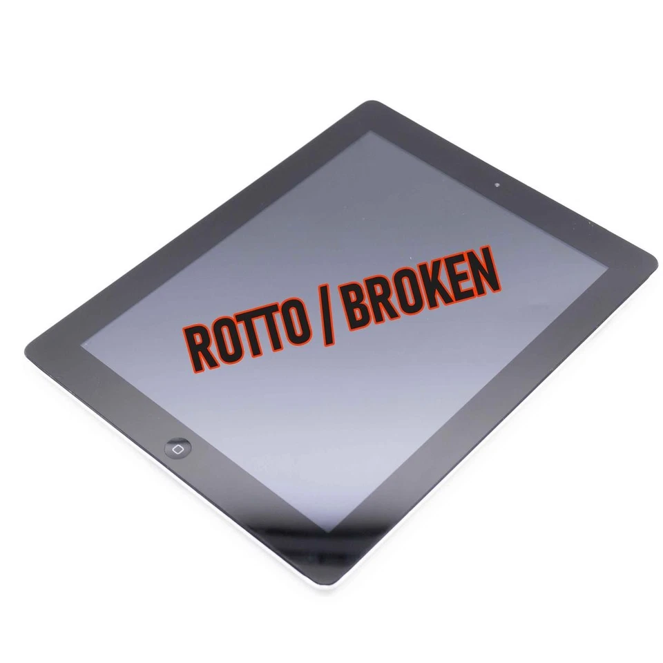 Apple Ipad 2 64gb Wifi + 3g Roto Para Piezas De Reparar Vintage - Imagen 1 de 3