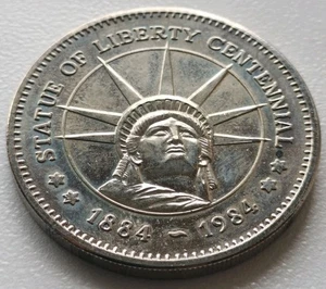 1984 Statue Of Liberty Clad Commemorative Coin - Picture 1 of 4