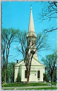 Vtg York Maine First Parish Church Congregational Postcard - Picture 1 of 2