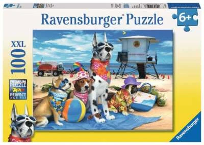 100pc Ravensburger No Dogs On The Beach Jigsaw Puzzle Game 49x36cm Kids 6y+ - image 1 of 2
