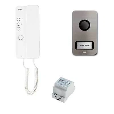 Urmet Kit citofonico monofamiliare 5 fili di collegamento - 1122/601