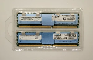 Micron 8GB (4x2GB) 2RX8 PC2-5300F-555-12-B1 DDR2 Fully Buffered Server RAM - Picture 1 of 2