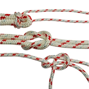 Braided Polyester Sailing Rope, Foresheet, Mainsheet Rope, Red Fleck: Freepost - Picture 1 of 1