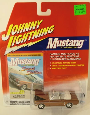 Mustang convertible Johnny Lightning 2001 "Mustang Illustrated" 1965 Foto 1 de 4