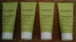 Four Elemis Superfood Vital Veggie Mask Nourishing Prebiotic Green Mask 0.5 OZ. - Picture 1 of 1