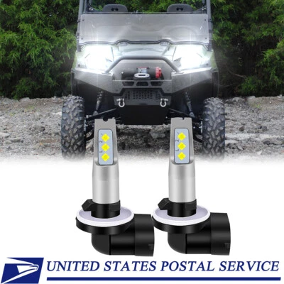 For ATV Polaris Ranger XP 500 700 800 900 1000 2007-2018 New LED Headlight Bulbs - Image 1 of 4